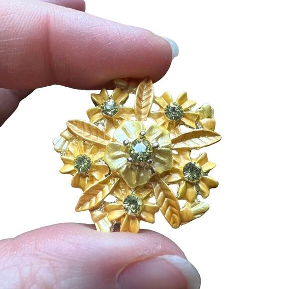 Assorted Jewelry Making Brooch Pins and Pendant Spacers with Swarovski Crystals - Picture 6 of 16